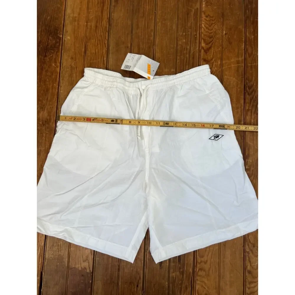 Men’s vintage 80s athletic gym shorts, cotton, high waisted white tennis new NWT